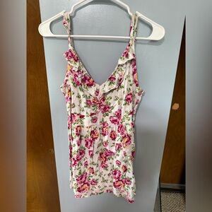 Torrid Pink and White Floral Camisole